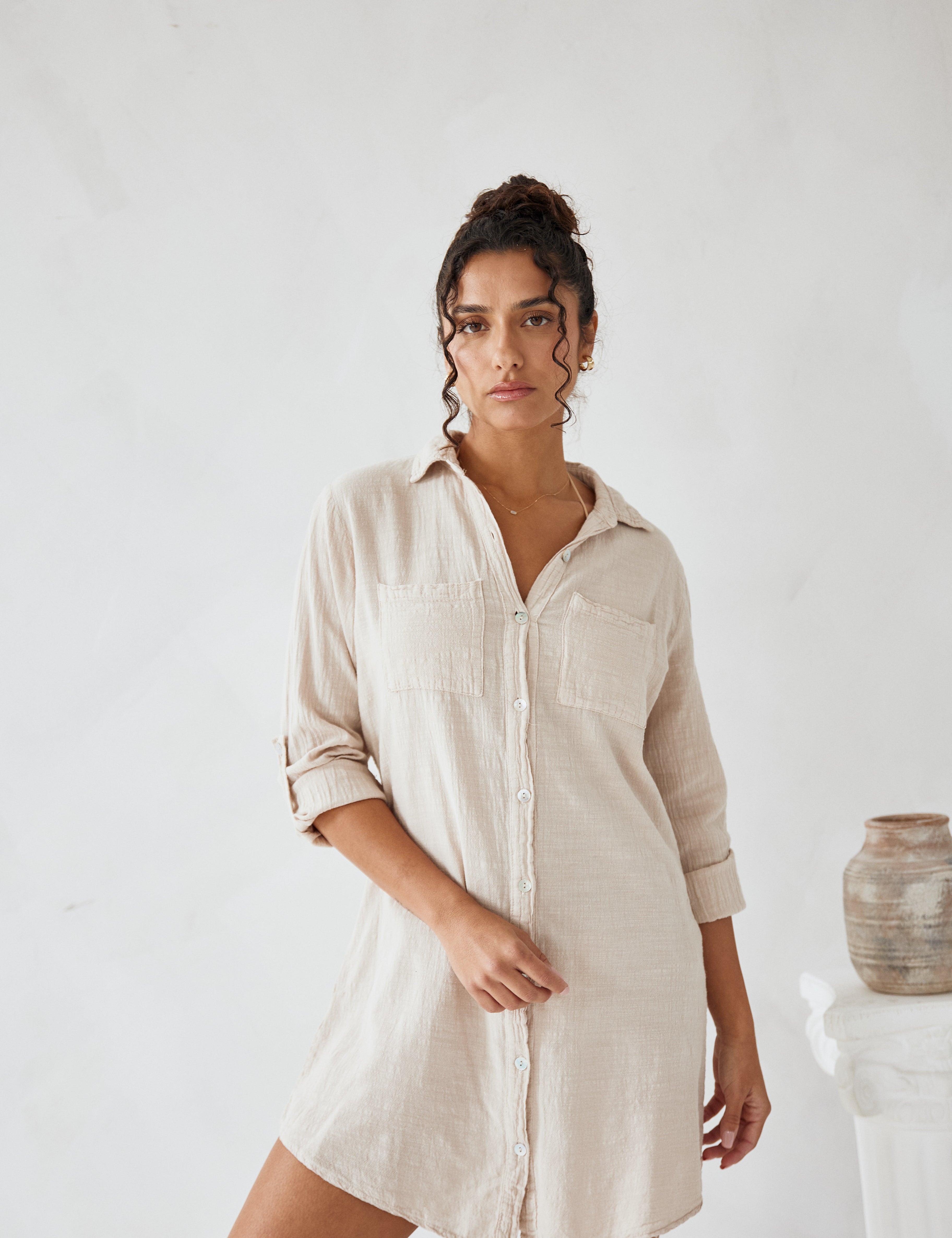 Cabana Shirt Dress