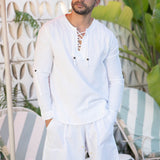 Milos Laced Long Sleeve Top